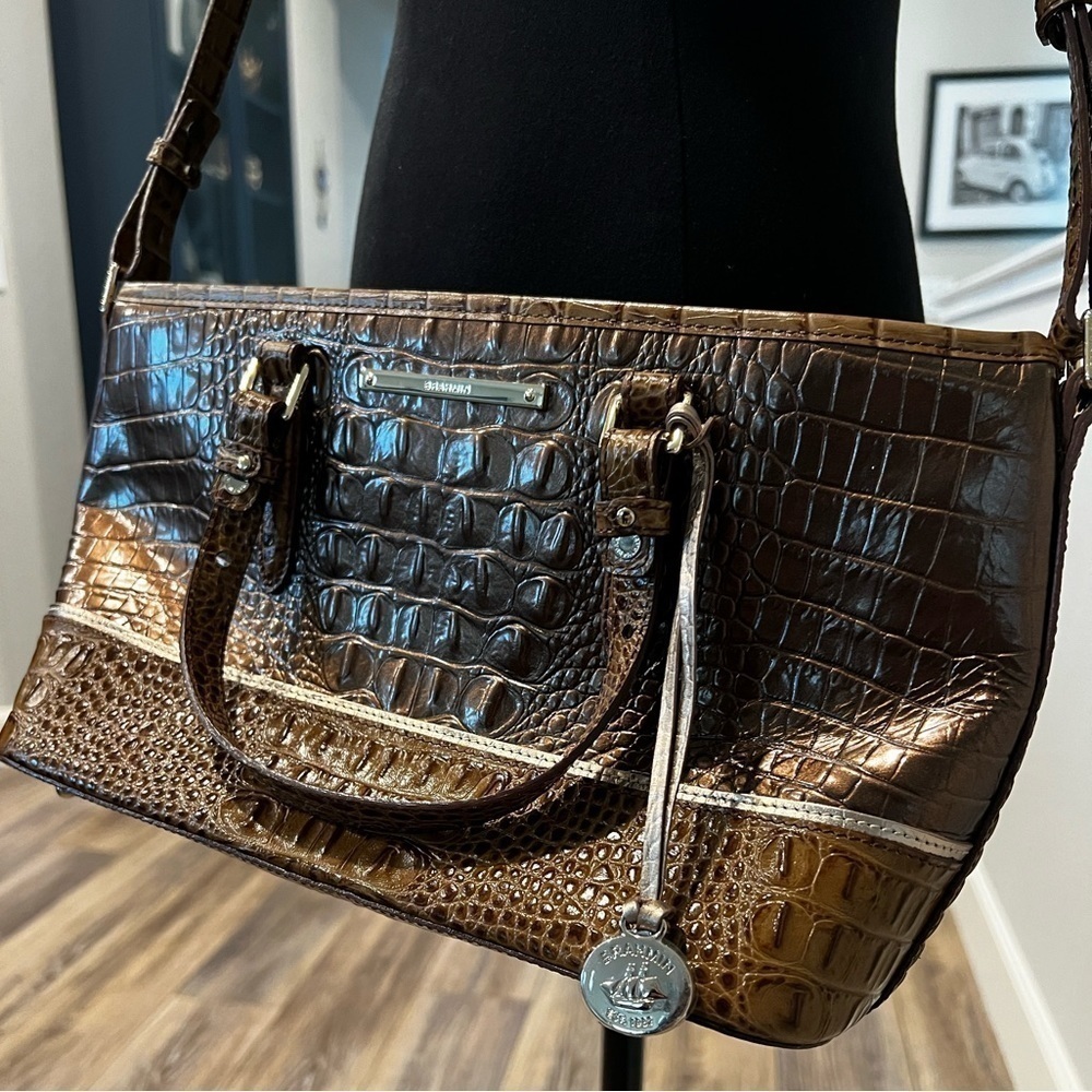 Brahmin MINI ASHER SATCHEL - NEW - SOLD OUT - Copper tones - AUTHENTIC - Picture 2 of 10